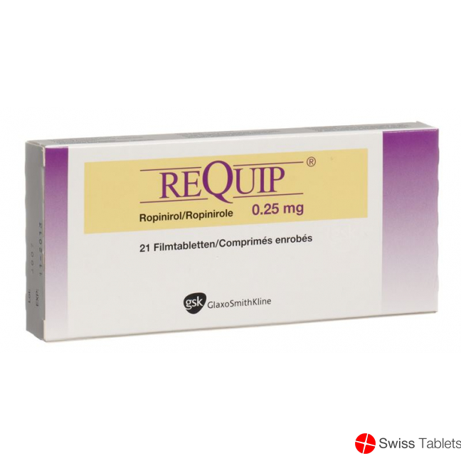 Requip Filmtabletten 0.25mg 21 Stück buy online