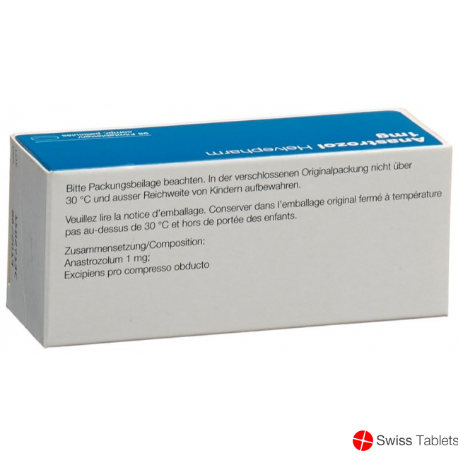Anastrozol Helvepharm Filmtabletten 1mg 98 Stück buy online