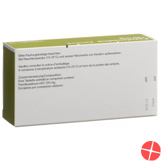 Fexofenadine Zentiva Filmtabletten 120mg 30 Stück
