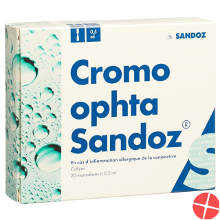 Cromo Ophta Sandoz 20mg/ml 20 Monodosen 0.5ml