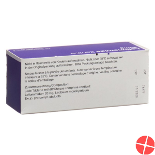Leflunomide Zentiva Filmtabletten 20mg 100 Stück