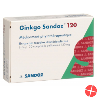 Ginkgo Sandoz Filmtabletten 120mg 30 Stück