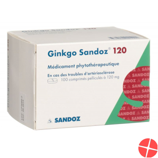 Ginkgo Sandoz Filmtabletten 120mg 100 Stück