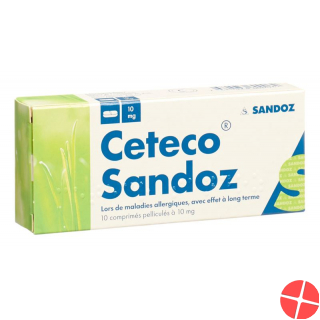 Ceteco Sandoz Filmtabletten 10mg 10 Stück
