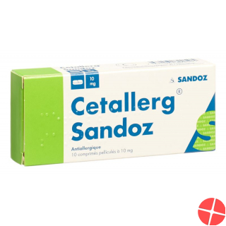 Cetallerg Sandoz Filmtabletten 10mg 10 Stück