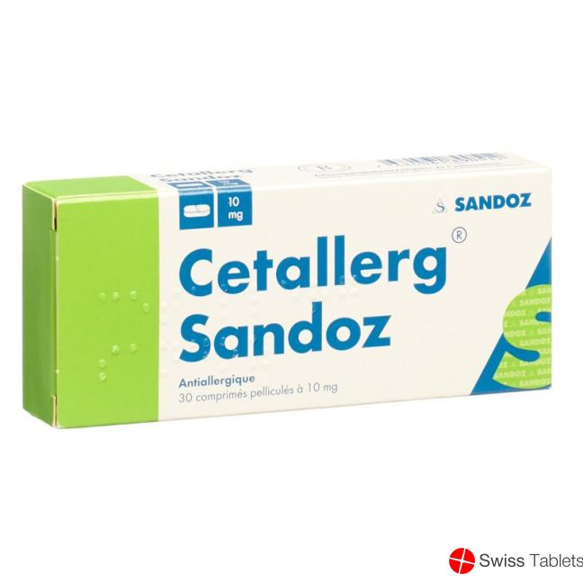 Cetallerg Sandoz Tabletten 10mg 30 Stück buy online