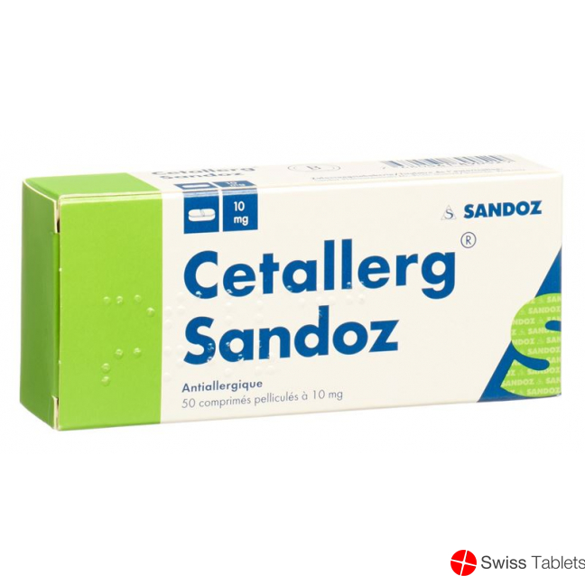 Cetallerg Sandoz Tabletten 10mg 50 Stück buy online