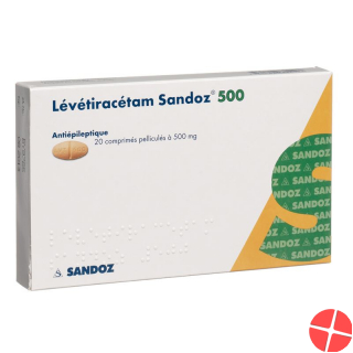 Levetiracetam Sandoz Filmtabletten 500mg 20 Stück