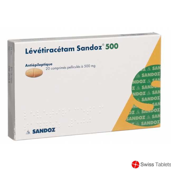Levetiracetam Sandoz Filmtabletten 500mg 20 Stück buy online