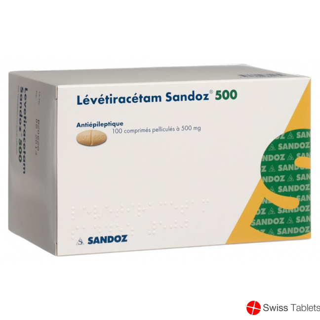 Levetiracetam Sandoz Filmtabletten 500mg 100 Stück buy online