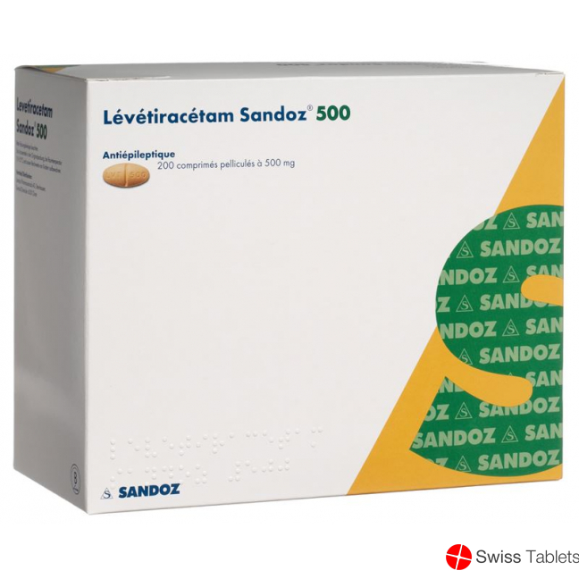 Levetiracetam Sandoz Filmtabletten 500mg 200 Stück buy online
