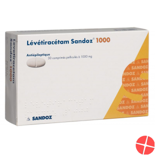 Levetiracetam Sandoz Filmtabletten 1000mg 30 Stück