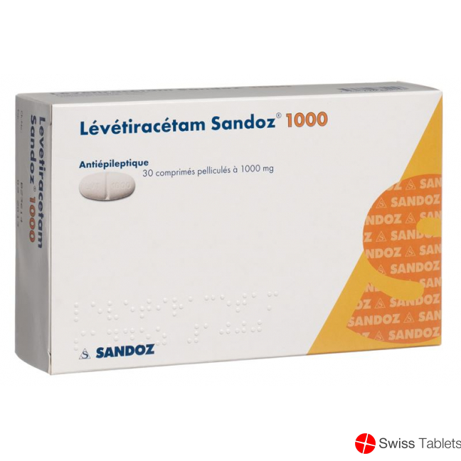 Levetiracetam Sandoz Filmtabletten 1000mg 30 Stück buy online