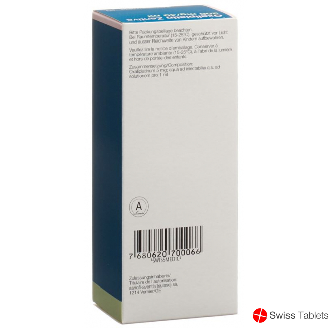 Oxaliplatin Zentiva 200mg/40ml Durchstechflasche 40ml buy online