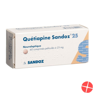 Quetiapin Sandoz Filmtabletten 25mg 60 Stück