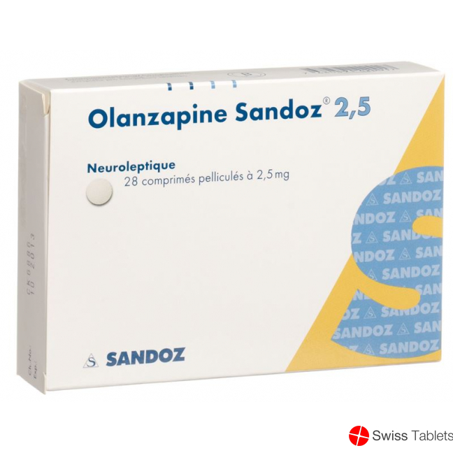 Olanzapin Sandoz Filmtabletten 2.5mg 28 Stück buy online