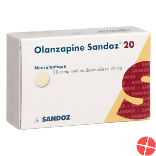 Olanzapin Sandoz Schmelztabletten 20mg 28 Stück