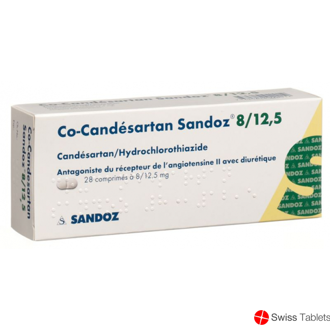 Co Candesartan Sandoz Tabletten 8/12.5mg 28 Stück buy online