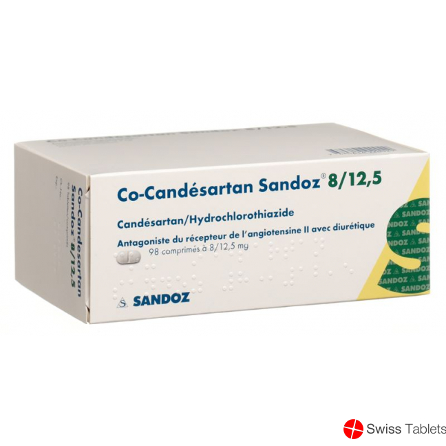 Co Candesartan Sandoz Tabletten 8/12.5mg 98 Stück buy online