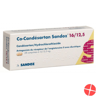 Co Candesartan Sandoz Tabletten 16/12.5mg 28 Stück