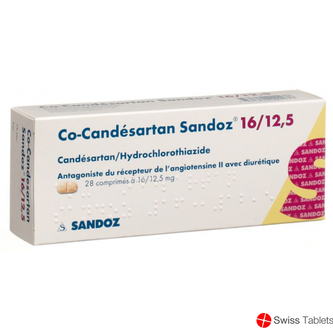 Co Candesartan Sandoz Tabletten 16/12.5mg 28 Stück buy online