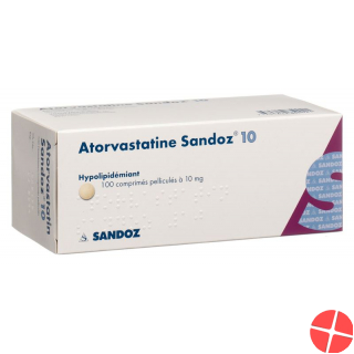 Atorvastatin Sandoz Filmtabletten 10mg 100 Stück