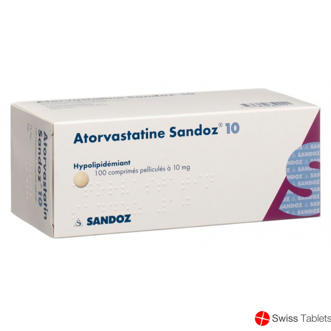 Atorvastatin Sandoz Filmtabletten 10mg 100 Stück buy online Atorvastatin Sandoz Filmtabletten 10mg 100 Stück buy online