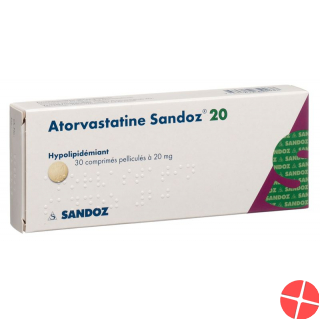 Atorvastatin Sandoz Filmtabletten 20mg 30 Stück