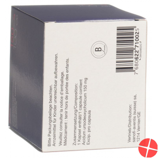 Ursodiol Zentiva Kapseln 150mg 100 Stück Ursodiol Zentiva Kapseln 150mg 100 Stück