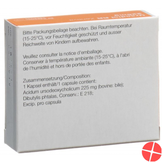Ursodiol Rr Zentiva Kapseln 225mg 20 Stück