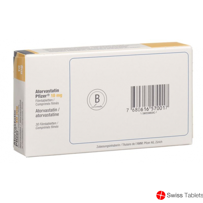 Atorvastatin Pfizer Filmtabletten 10mg 30 Stück buy online