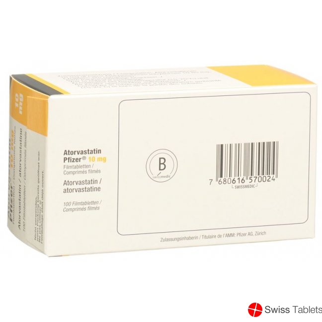 Atorvastatin Pfizer Filmtabletten 10mg 100 Stück buy online