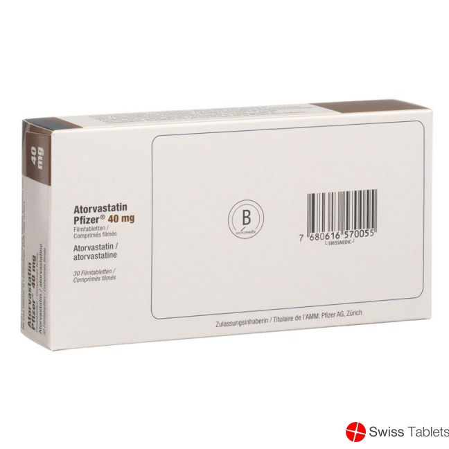 Atorvastatin Pfizer Filmtabletten 40mg 30 Stück buy online
