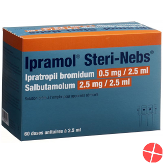 Ipramol Steri Nebs Inhalationslösung 2.5ml Ampullen 60 Stück