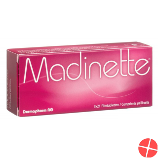 Madinette Filmtabletten 3x 21 Stück