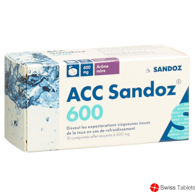 ACC Sandoz Brausetabletten 600mg 10 Stück buy online