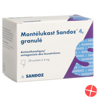 Montelukast Sandoz Granulat 4mg Beutel 28 Stück