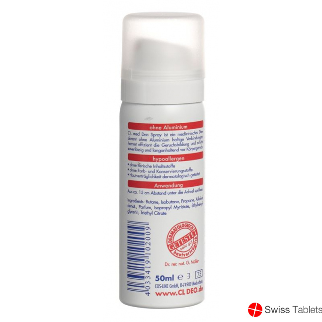 Cos Deo Kristall ohne Aluminium Aeros Spray 50ml buy online