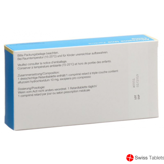 Alfuzosine Uno Zentiva Retard Tabletten 10mg 90 Stück buy online