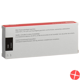 Amiodarone Zentiva Tabletten 200mg 20 Stück