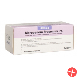 Meropenem Fresenius Trockensubstanz 500mg i.v. 10 Stück