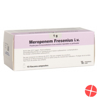 Meropenem Fresenius Trockensubstanz 1g i.v. 10 Stück