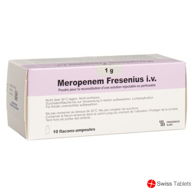 Meropenem Fresenius Trockensubstanz 1g i.v. 10 Stück buy online