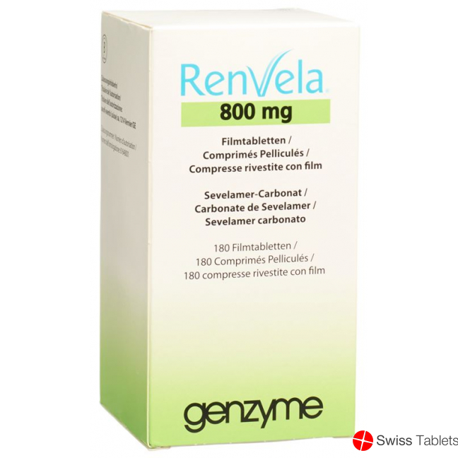 Renvela Filmtabletten 800mg 180 Stück buy online