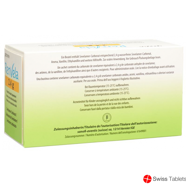 Renvela Pulver 2.4g 60 Stück buy online
