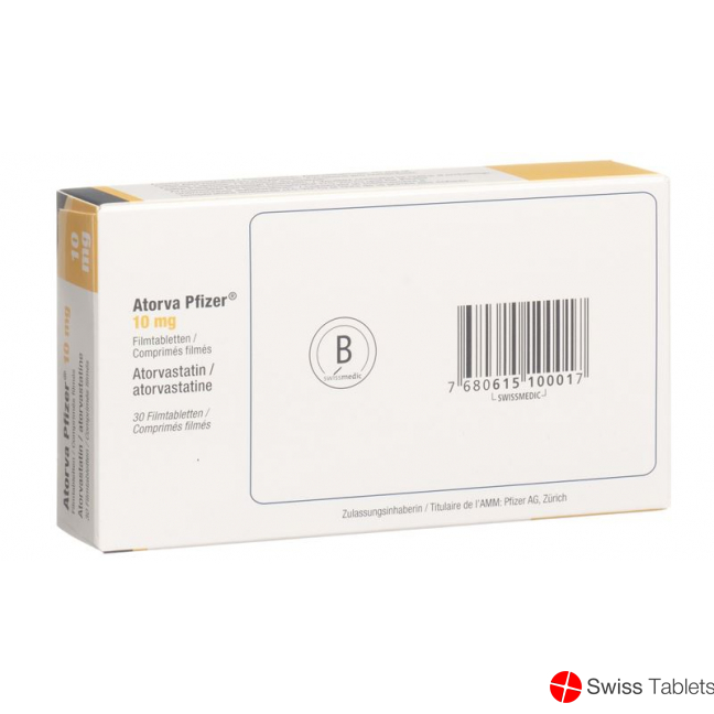 Atorva Pfizer Filmtabletten 10mg 30 Stück buy online