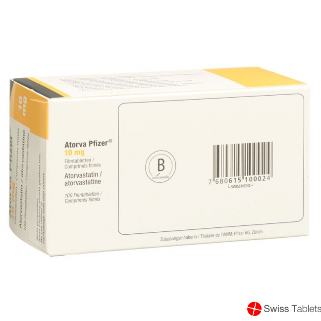 Atorva Pfizer Filmtabletten 10mg 100 Stück buy online