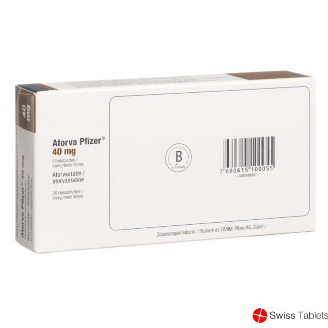 Atorva Pfizer Filmtabletten 40mg 30 Stück buy online