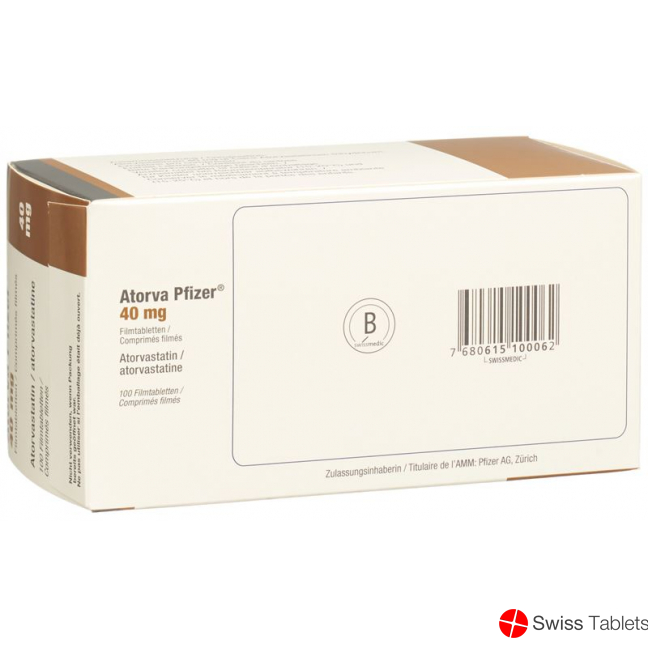 Atorva Pfizer Filmtabletten 40mg 100 Stück buy online