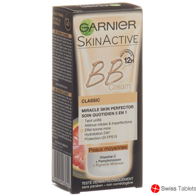 Garnier B.B. Cream Classic Miracle Skin Perfector mittlere Haut 50ml buy online